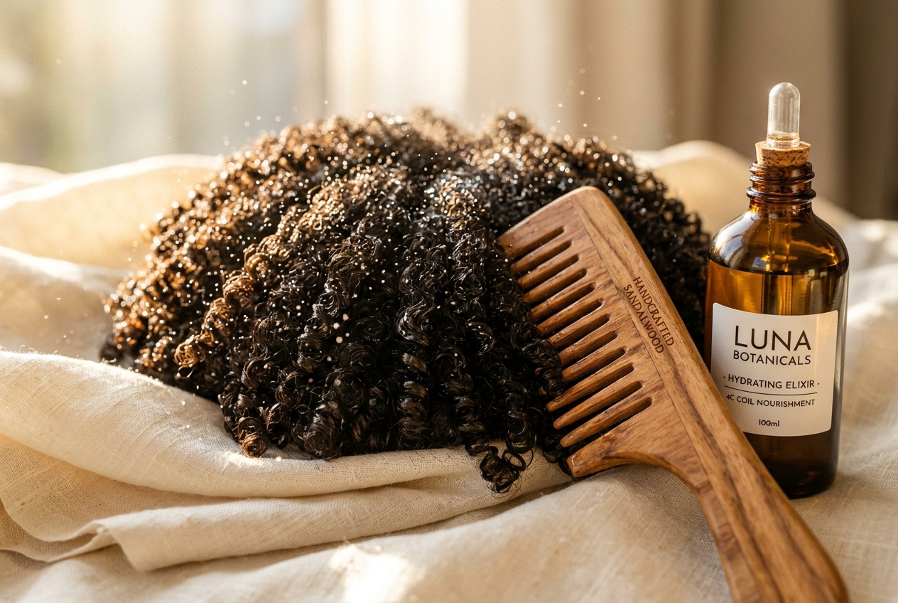 Moisture Retention for Natural Hair: The Complete Science of Conditioning, Porosity & Hydration